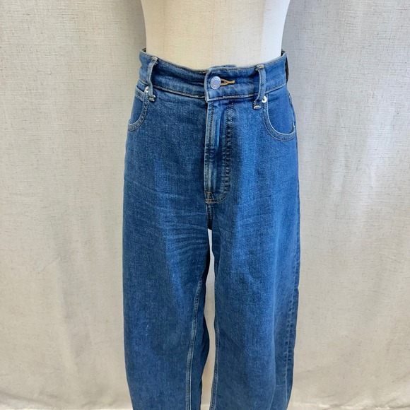 EVERLANE The Way High Curve Jean Women's 29L in Ocean Dark Wash Denim - Picture 12 of 15